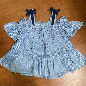 Mayoral off shoulder top 5Y